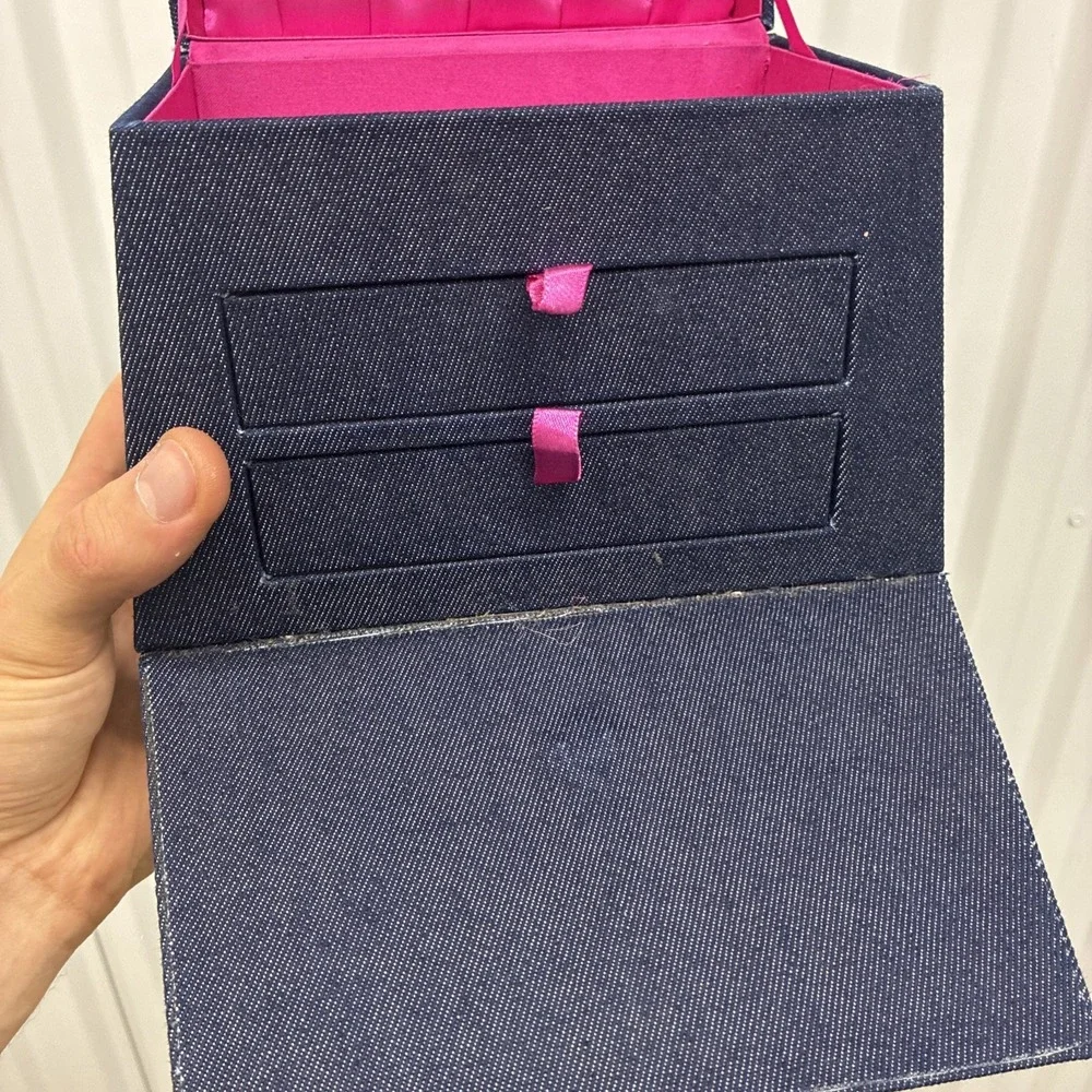 Victoria Secret Y2K Denim Jewelry Case 6